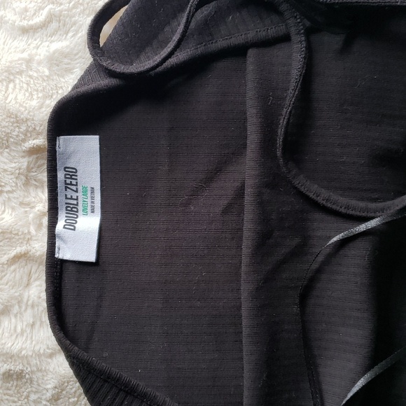 Tiny Black Halter Dress - brand new - L - Picture 5 of 5